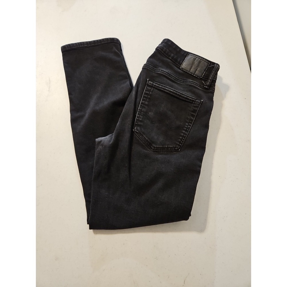 American Eagle Jeans Men's 32x30 Airflex+ Black Denim‎ Stretch Distressed (A1200